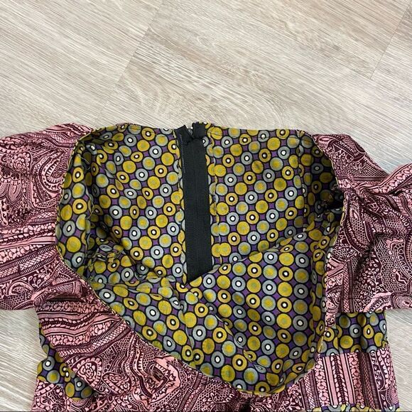 Hand made Patch Work One Shoulder Maxi Dress - Picture 4 of 5